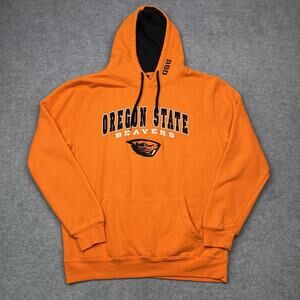 Colosseum Oregon State Beavers hoodie orange sweatshirt size large